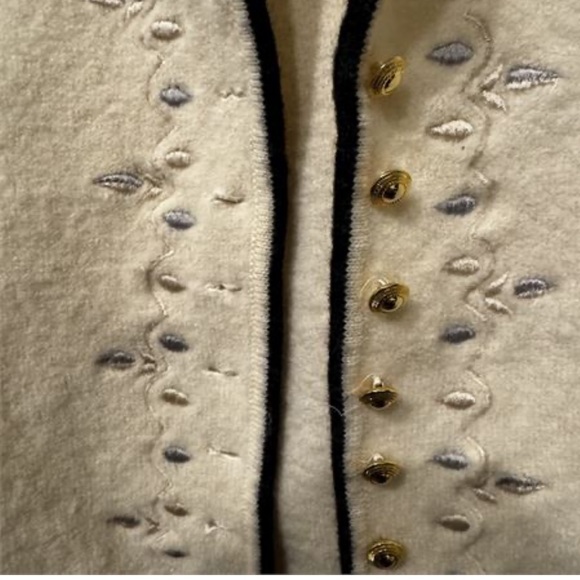 Franco Valeri ivory wool jacket blazer. - Picture 2 of 3